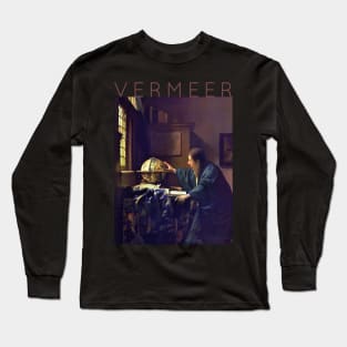 Johannes Vermeer - The Astronomer Long Sleeve T-Shirt